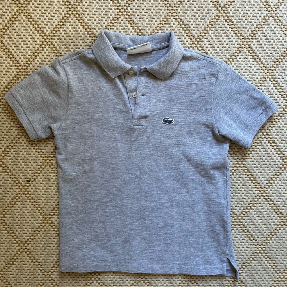GRAY SHORT SLEEVE LACOSTE